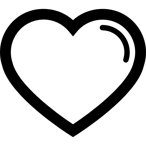 Heart shape outline